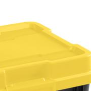 Sterilite 18319Y04 20 Gallon Plastic Storage Container Box with Lid (12  Pack) 
