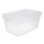 Sterilite 1866 - 90 Qt. Storage Box White 18668004