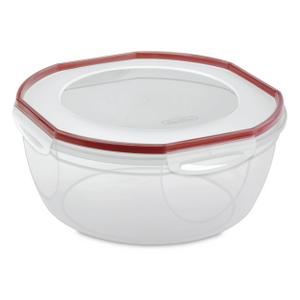  Sterilite 03211106 Ultra Seal 5.8 Cup Food Storage Container,  Clear lid and base with Tangerine Accents, 6-Pack: Food Storage Containers:  Home & Kitchen