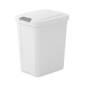 7L Medium Size Trash Can Garbage Bin Waste Basket with Cover+Press Button