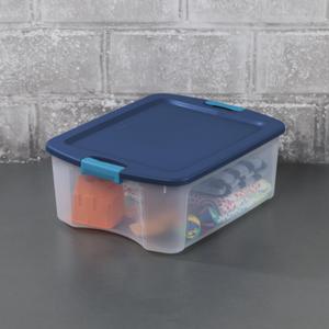 Blue Plastic Storage Caddy - The School Box Inc