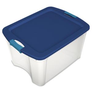 Sterilite Corporation 4-Pack Medium 17.5-Gallons (70-Quart) Clear Tote with  Latching Lid in the Plastic Storage Containers department at