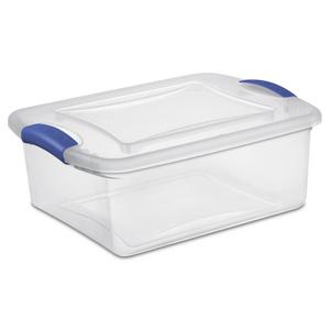 Sterilite Latch Box Stadium Blue 66 qt