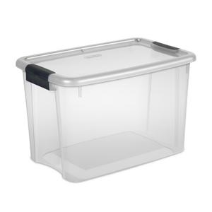 Sterilite 1985 - 30 Qt. Ultra™ Latch Box Clear 19858606