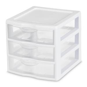 Cheap Price Countertop Makeup Organizer with 3 Drawers Multi
