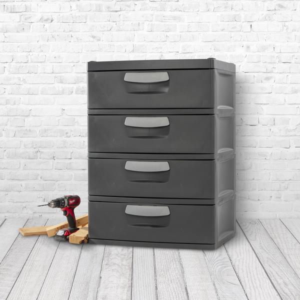 Small Rubbermaid 5 drawer storage container.