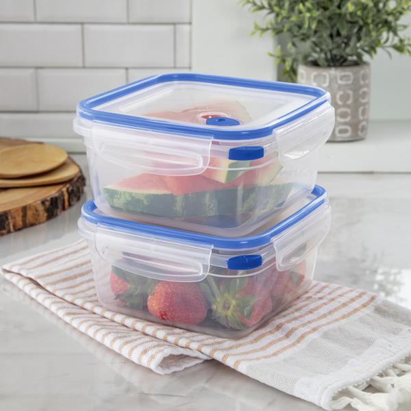 Sterilite 5.25x9.5x13 In Medium Polished Open Scoop Front Storage Bin W/  Comfortable Carry Through Handles For Household Organization, Clear (32  Pack) : Target