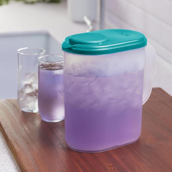 Tupperware Stacking 12 Ounce Tumblers Set of 4 in Purple with Seals