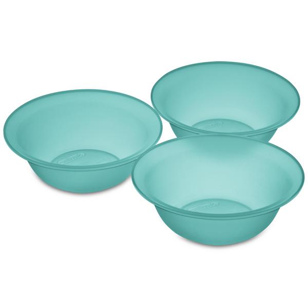  STERILITE Plastic Bowl, 1 Count, Clear : Home & Kitchen