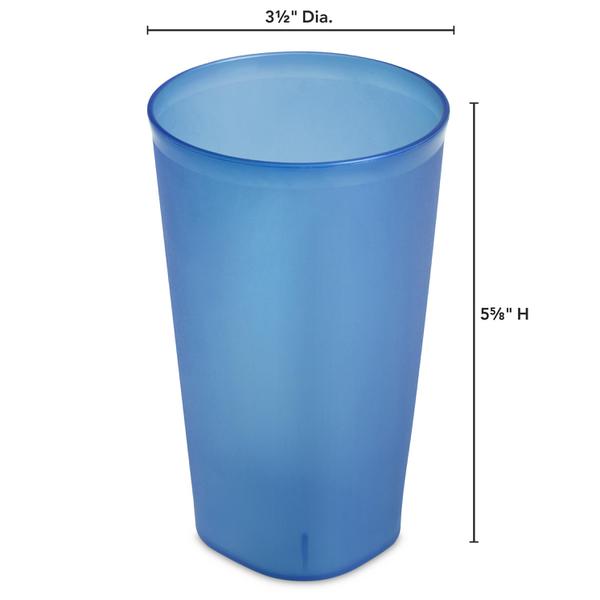 Sterilite Corporation 128-fl oz Plastic Clear / Blue Pitcher Set of: 12 in  the Drinkware department at