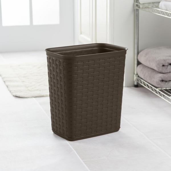 Sterilite Weave 3.4 Gallon Plastic Home/Office Wastebasket Trash Can (6  Pack), 1 Piece - Kroger