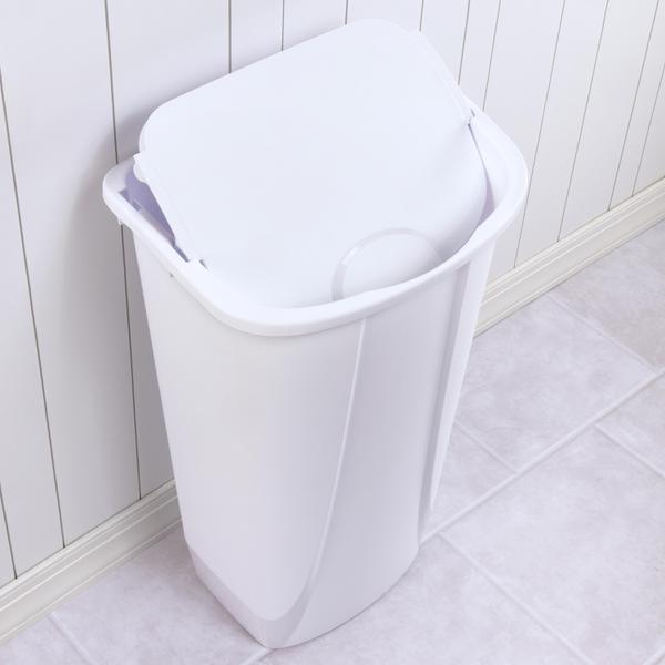 Sterilite 11.3 Gallon Lift Top Lid Wastebasket Kitchen Trash Can