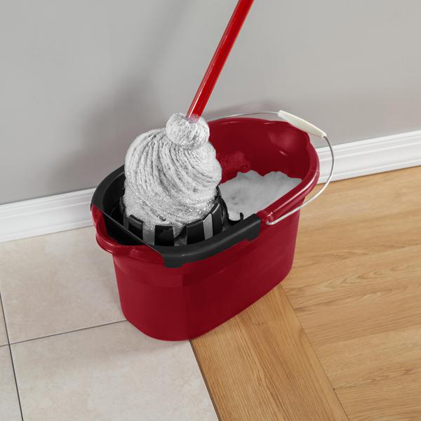 Alpine Industries 8 Quart Red Plastic Cleaning Bucket Pail 6-pack in the Mop  Wringer Buckets department at