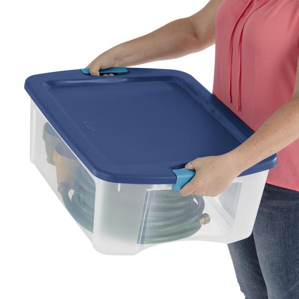 Sterilite 12 Gallon Latch and Carry Storage Tote Box Container, Clear (12  Pack) - 3 - On Sale - Bed Bath & Beyond - 35357084