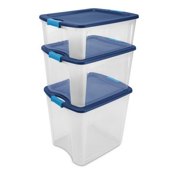 Sterilite 12 Gallon Latch and Carry Storage Tote Box Container