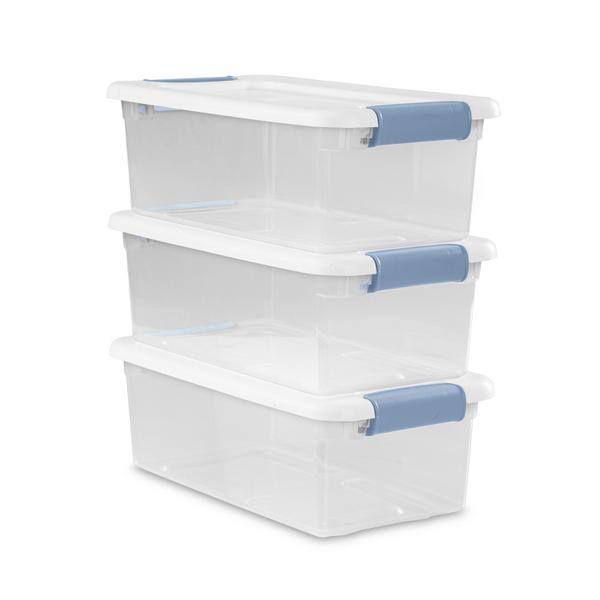 Sterilite 6 Qt./5.7 L Storage Box, White