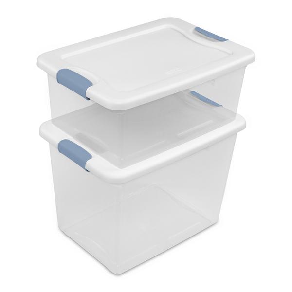 Sterilite 25-Gallon (100-Quart) Storage Box, Set of 4
