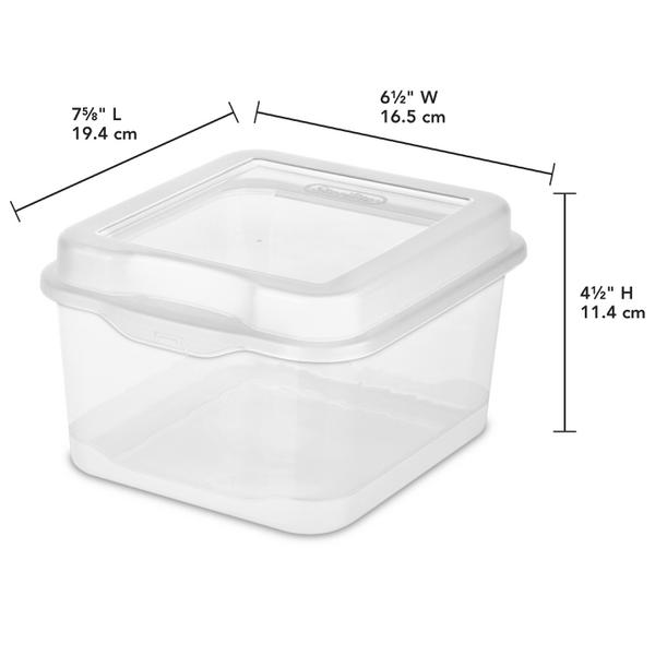 Artist Select Storage Box with Lid, 3-1/2 Liters, Clear