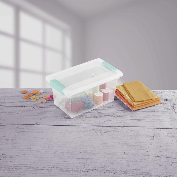 Medium Acrylic Food Storage Container Kitchen Organizer with Handles 2