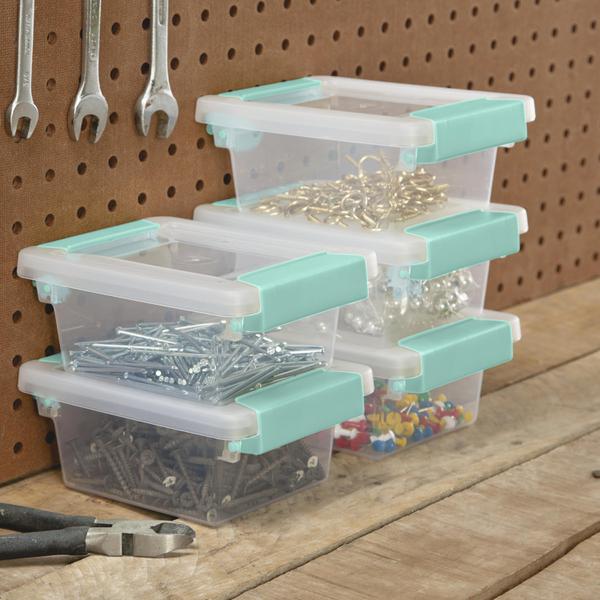 Lidded Storage Box with Compartments - Portland