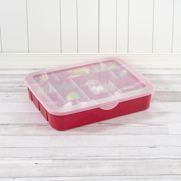 Sterilite 24 Compartment Stack and Carry Christmas Ornament Storage Box (4  Pack), 1 Piece - Ralphs