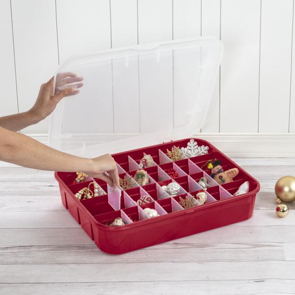  Sterilite 20 Compartment Christmas Holiday Ornament
