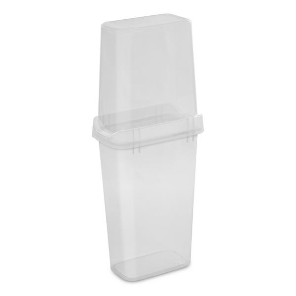 Sterilite 40 Vertical Wrap Box Plastic, Clear