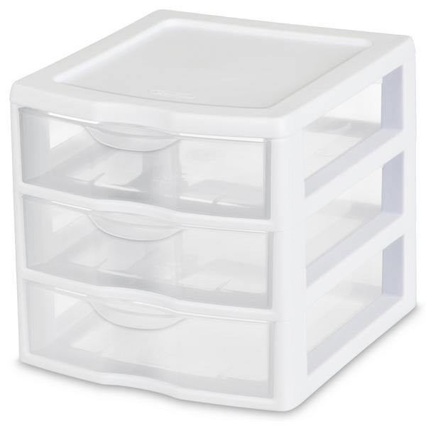 3-drawer Vanity Organizer, Compact Storage Organization Drawers