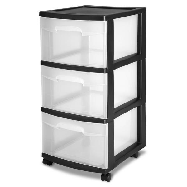 Mini 3-Drawer Storage Unit, 8.50 x 7.25 x 7 Inches