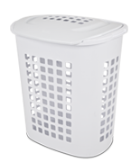 rectangular laundry hamper with lid